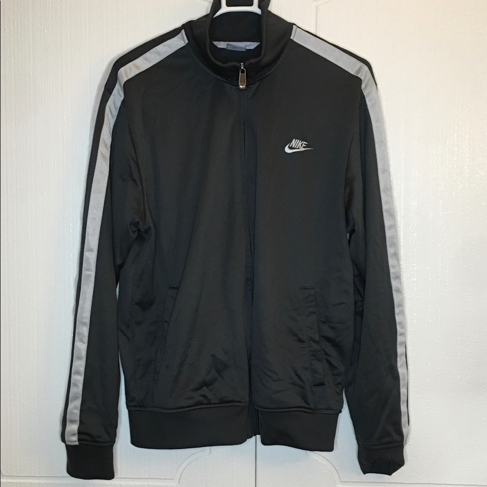 Vintage Nike classic track jacket dark grey/silver